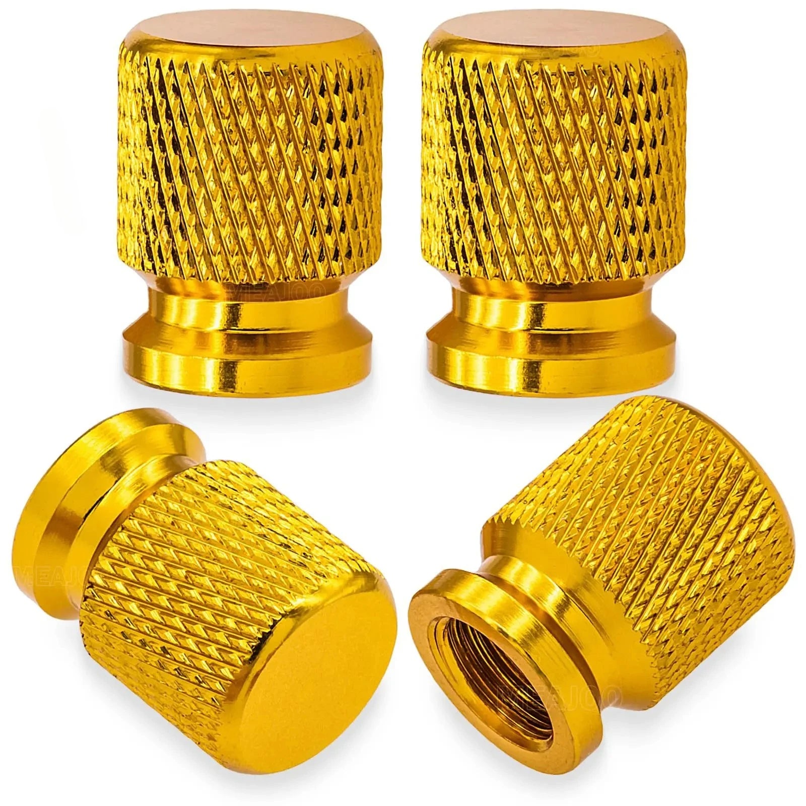 Aluminum Alloy Tire Valve Caps – External Thread Dustproof Valve Stem Covers