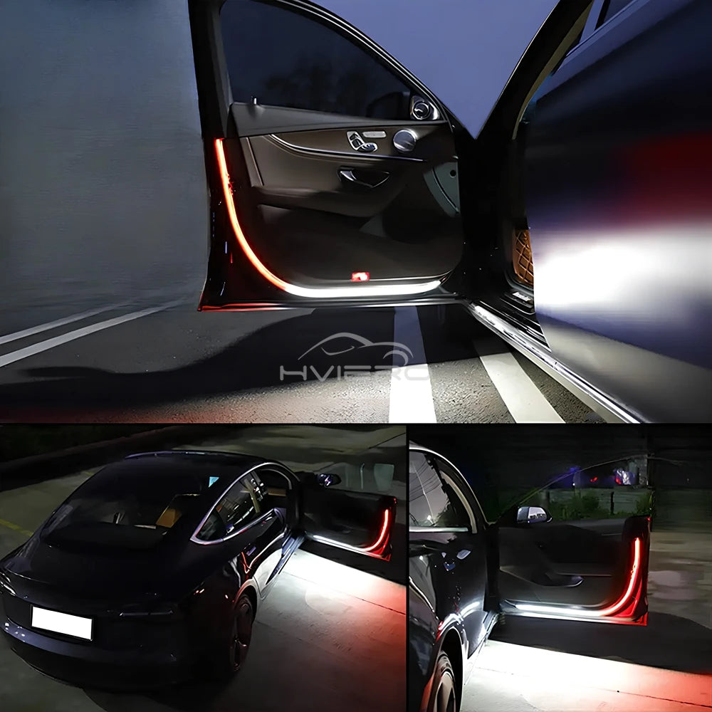 Car Door Opening Warning Flash Led Welcome Light Parking Safety auto Strobe Signal Lamp Waterproof Auto Decorative Ambient Bulb ATS Car Design
