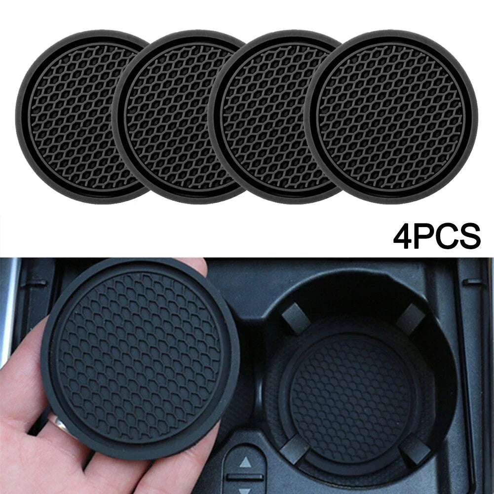 Silicone Cup Holder Coasters – Anti-Slip Interior Protection ATS Car Design