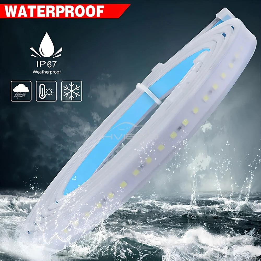 Car Door Opening Warning Flash Led Welcome Light Parking Safety auto Strobe Signal Lamp Waterproof Auto Decorative Ambient Bulb ATS Car Design
