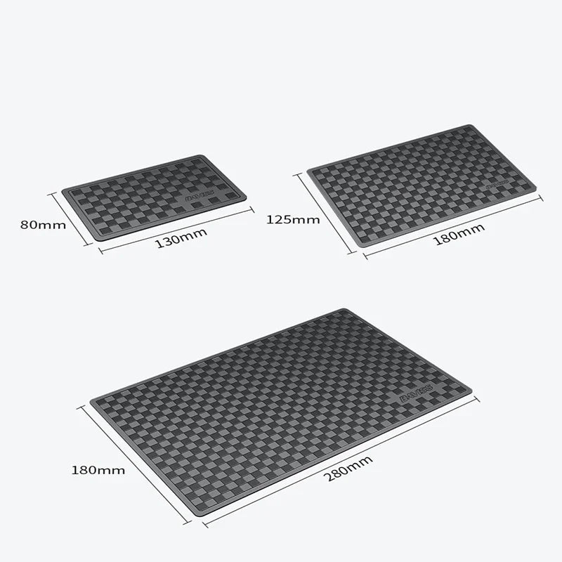 1PC Car Non-Slip Mat Auto Silicone Interior Dashboard Phone Anti-Slip Storage Mat Pads For Car Mobile Phone Car Accessories ATS Car Design