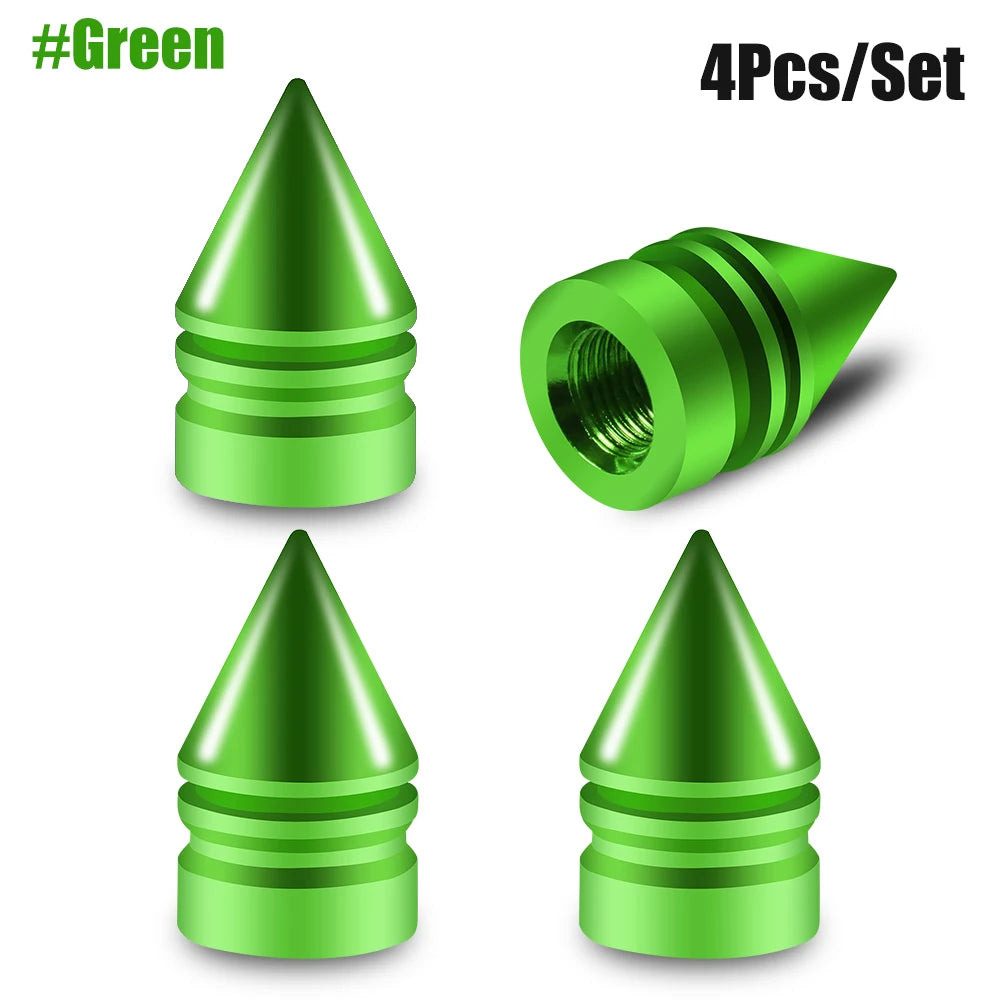 Rocket Tire Valve Caps – Decorative & Protective Stem Covers (4PCS)