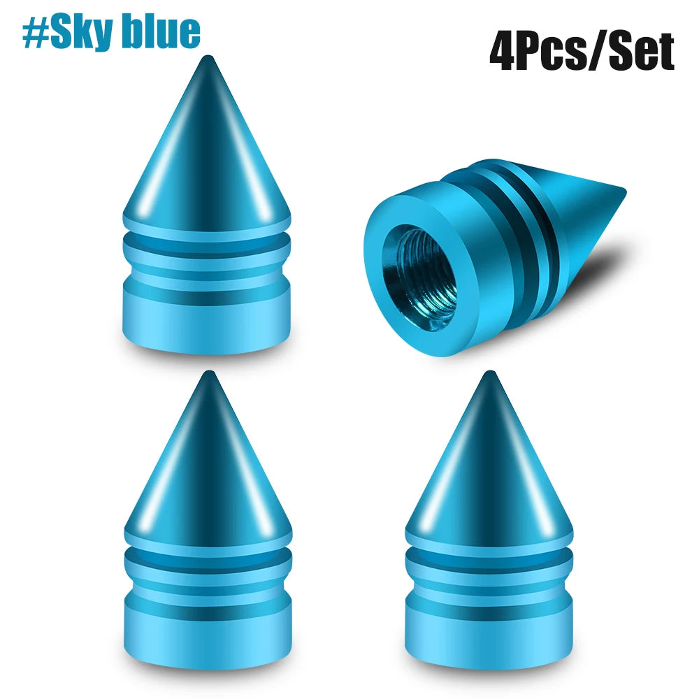 Rocket Tire Valve Caps – Decorative & Protective Stem Covers (4PCS)