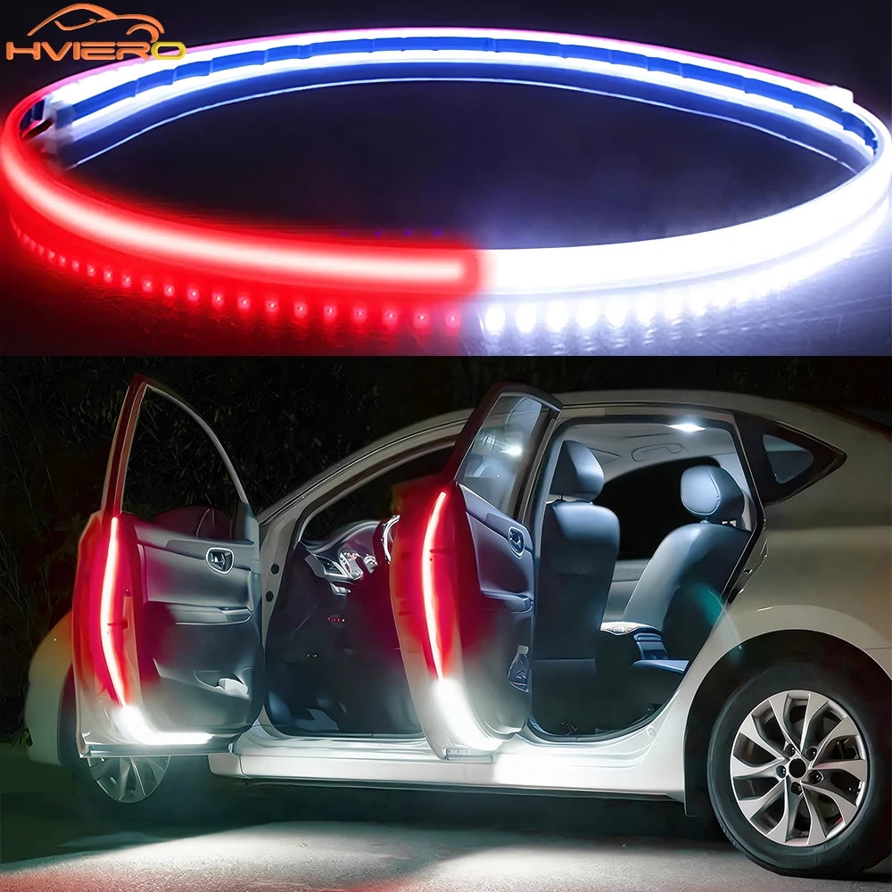 Car Door Opening Warning Flash Led Welcome Light Parking Safety auto Strobe Signal Lamp Waterproof Auto Decorative Ambient Bulb ATS Car Design