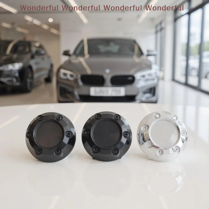 Upgrade 4pcs 68mm 61mm Car Rims Caps, Auto Wheel Center Covers, Dust Proof Hubcaps Hub Emblems ATS Car Design