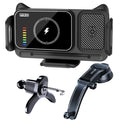 15W Universal Car Phone Holder Wireless Charger 360° Rotation Mount for Samsung Galaxy Fold 6 5 4 3 Z Flip S25 S24 Iphone 17 16 ATS Car Design