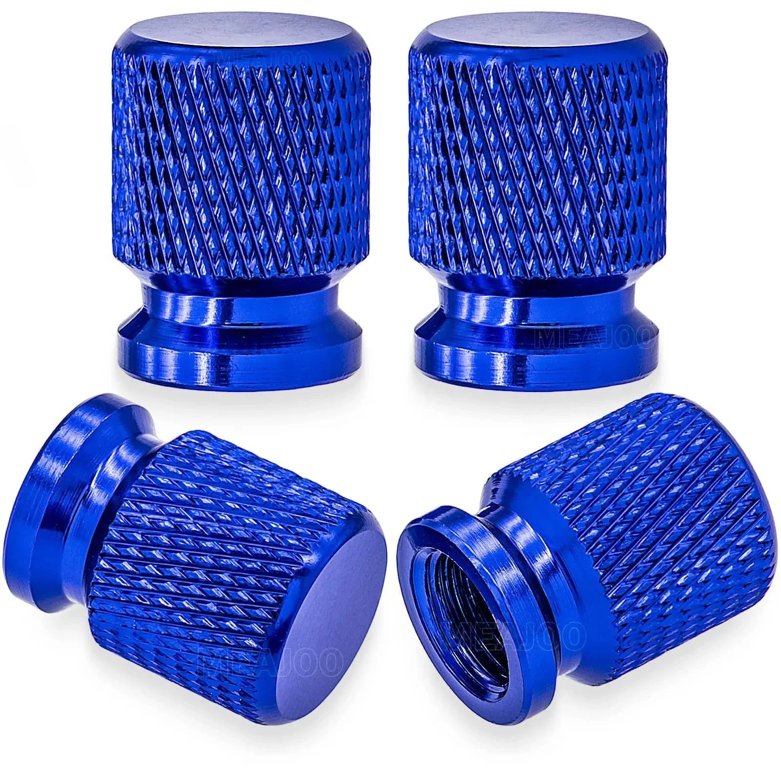 Aluminum Alloy Tire Valve Caps – External Thread Dustproof Valve Stem Covers