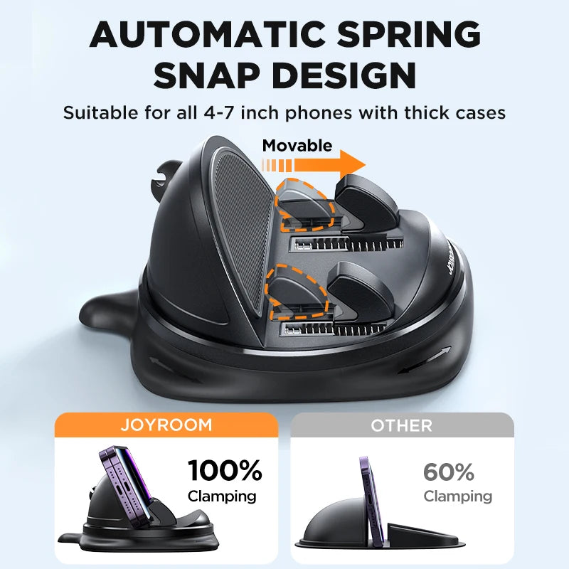 Joyroom Universal Dashboard Car Phone Holder Upgraded Reusable Silicone Phone Mount for Car Dash Anti-Slip Pad Mat Phone Holder ATS Car Design