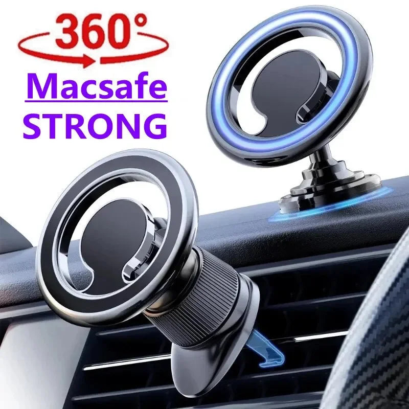 Magnetic Car Phone Holder Stand Magnet Car Mount Support GPS Mobile Bracket in Car For Macsafe iPhone 15 14 13 12 Samsung Xiaomi ATS Car Design