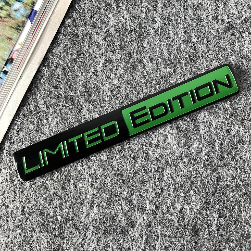 1pcs New LIMITED EDITION Emblem  Car Sticker 3D Aluminium Alloy Material Decorative  Auto Door Side Rear Bumper Sticker ATS Car Design