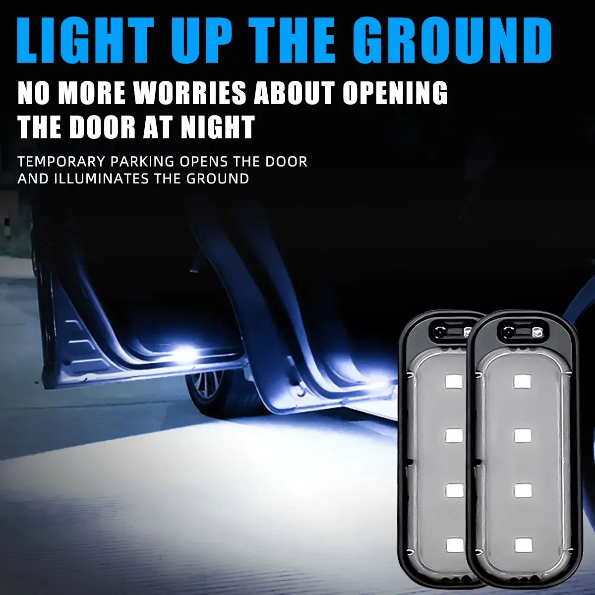 Car Door Lights LED Welcome Light Infrared Sensing Control Auto Open Door Safe Anti-collision Emergency Signal Lamp ATS Car Design