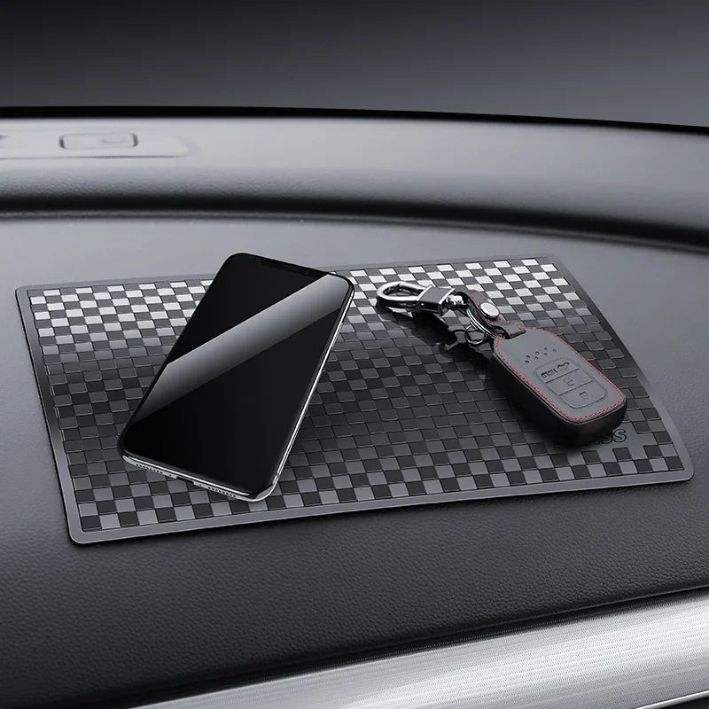1PC Car Non-Slip Mat Auto Silicone Interior Dashboard Phone Anti-Slip Storage Mat Pads For Car Mobile Phone Car Accessories ATS Car Design