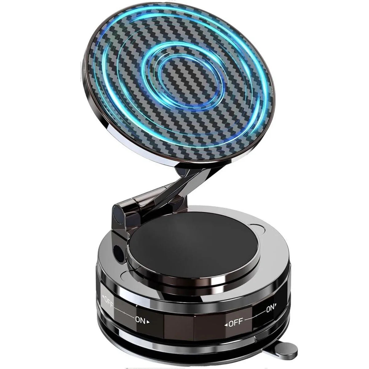 Magnetic Suction Cup Phone Mount for Magsafe 360° Adjustable Magnetic Car Phone Holder Pocket Size Foldable Car Mount ATS Car Design