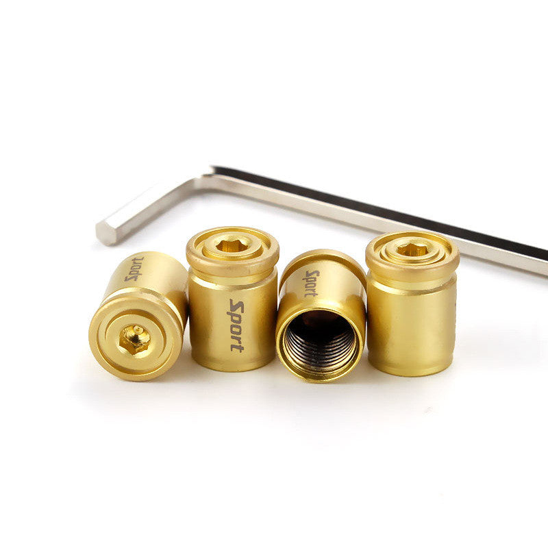 Creative Anti-theft Valve Tire Hat Modification ATS Car Design