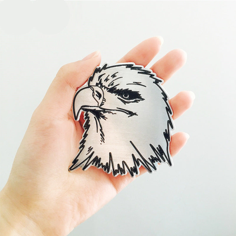 Aluminum Alloy Animal Sticker Car Modification Label ATS Car Design