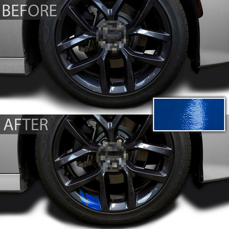 Steel Ring Modification Reflective Bumper Line Rearview Mirror Decorative Stickers ATS Car Design