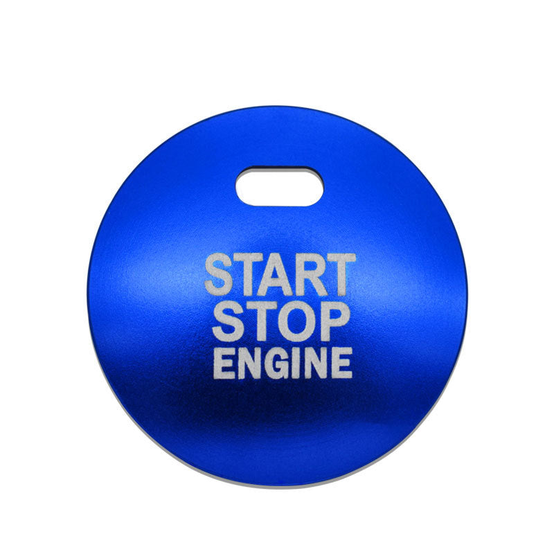 Car Interior Decoration One-key Start Decoration Sticker Key Cover Start Aluminum Alloy ATS Car Design