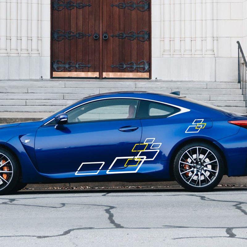Car Garnished Waistline Sticker Body Personalized Decoration ATS Car Design