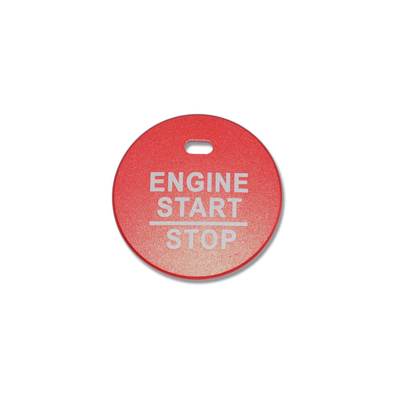 Car Interior Decoration One-key Start Decoration Sticker Key Cover Start Aluminum Alloy ATS Car Design