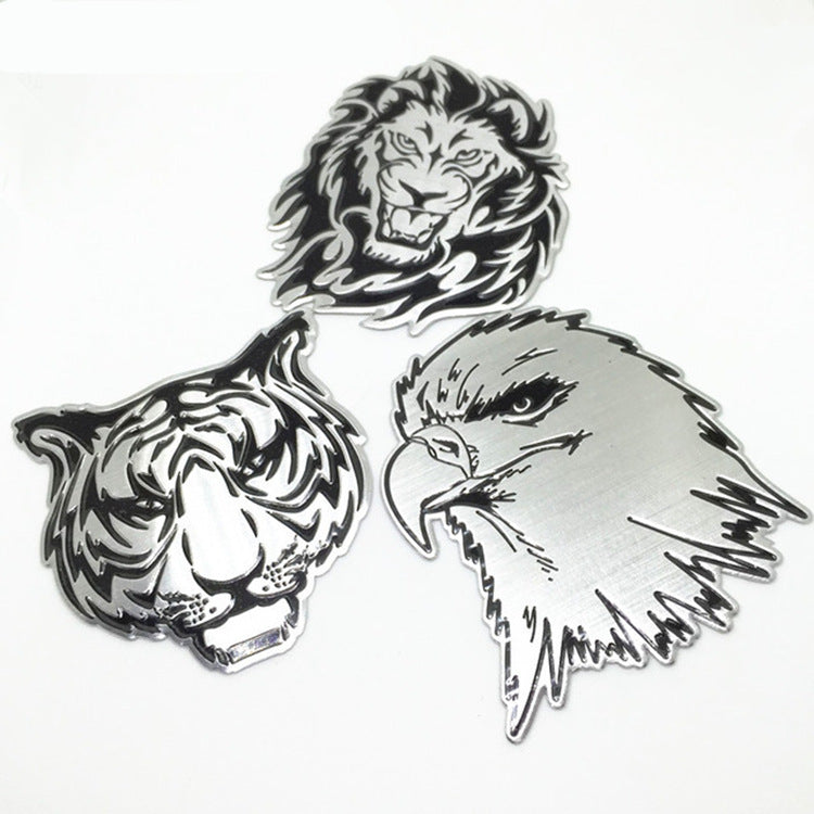 Aluminum Alloy Animal Sticker Car Modification Label ATS Car Design