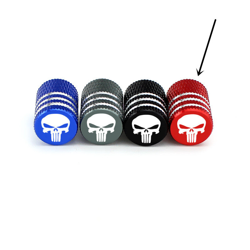 Long Tooth Skull Car Tire Valve ATS Car Design