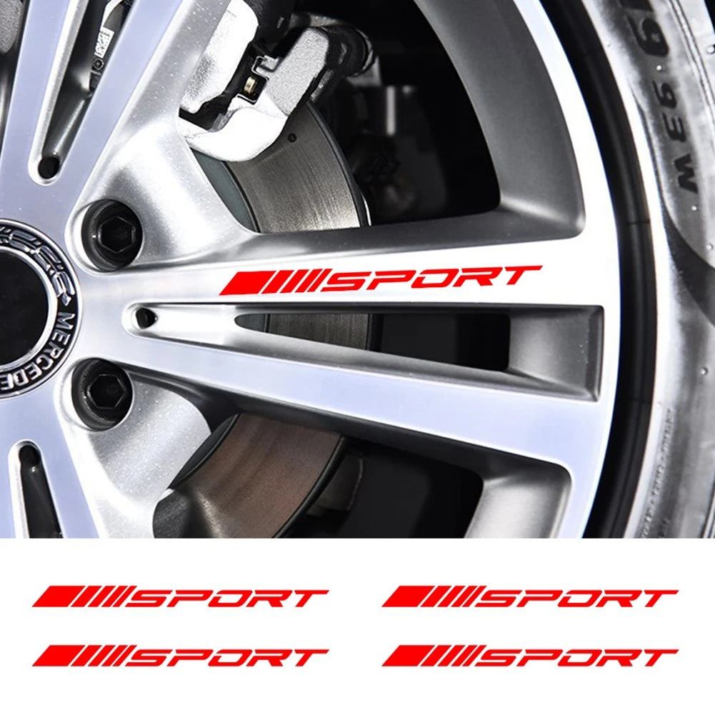 Car Rim Stickers Rim Stickers Rearview Mirror Door Handle Sticker ATS Car Design