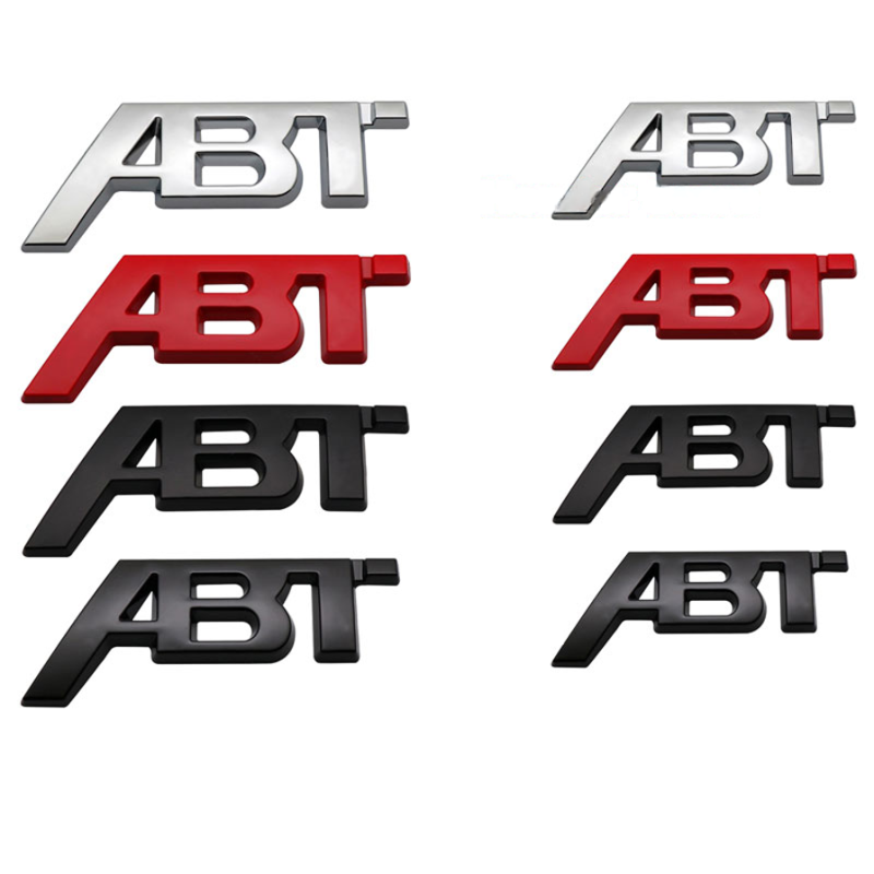 ABT Style Badge Emblem – Universal 3D Metal Logo